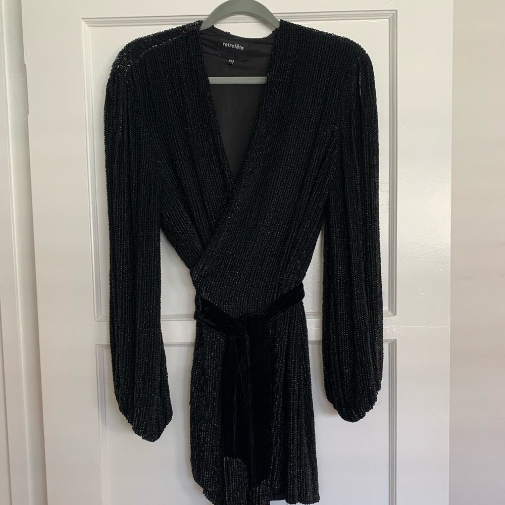 Retrofete Gabrielle Sequin Robe